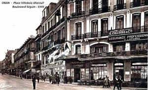 2829- Oran - Place Villebois-Mareuil et Boulevard Seguin- 1941